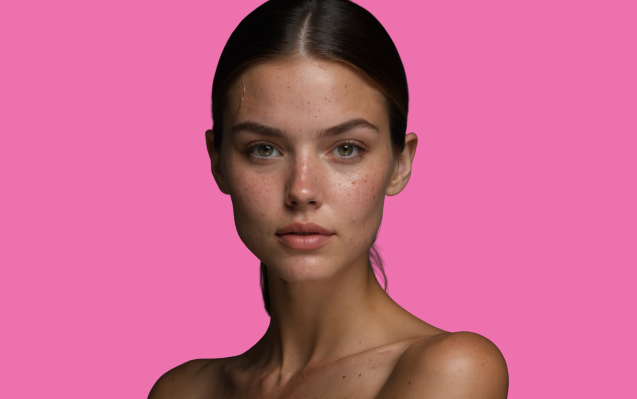 After – realistic skin tone after enhancement