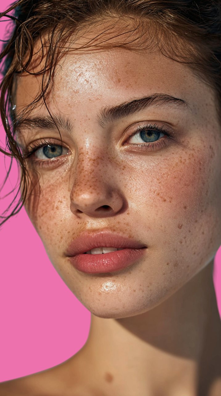 Before – smooth, plastic AI skin